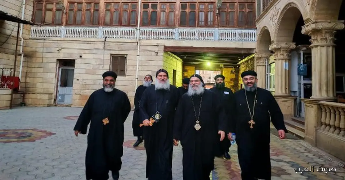 جولة روحانية للأنبا أباكير والأنبا بيتر في دير القديسة دميانة