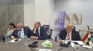 حازم حسني يكمل رئاسة الاتحاد الأفريقي للرماية بالتزكية