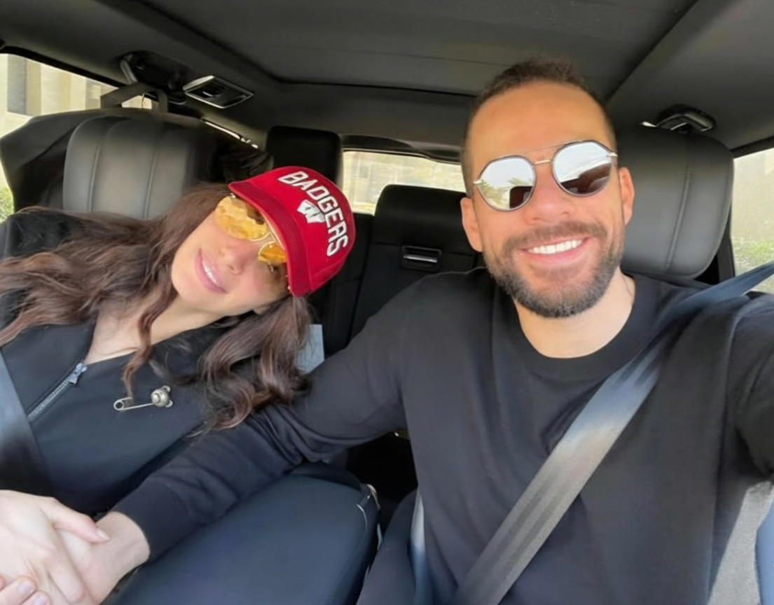 آمال ماهر وزوجها علي محجوب