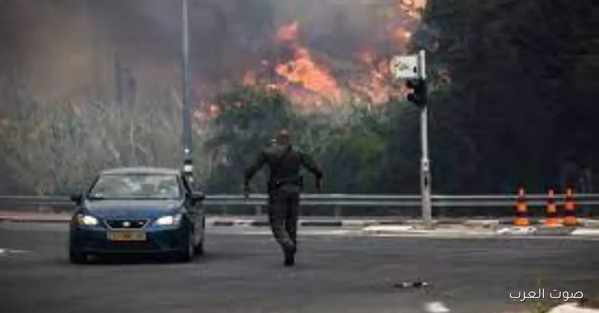 حرائق في حيفا والاطفاء الإسرائيلي بيحاول يسيطر عليها