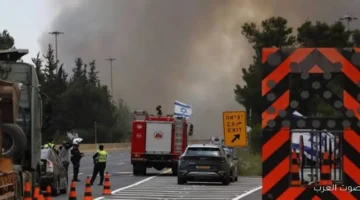حريق كبير في مول تجاري بإسرائيل