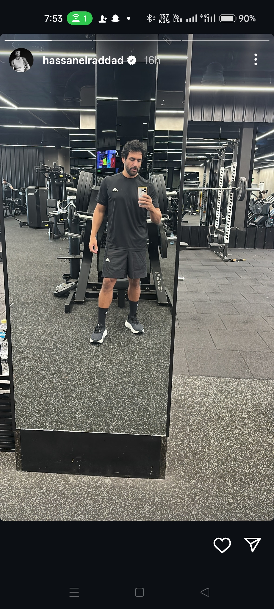 حسن الرداد يبين لياقته في أحدث صورة على إنستجرام