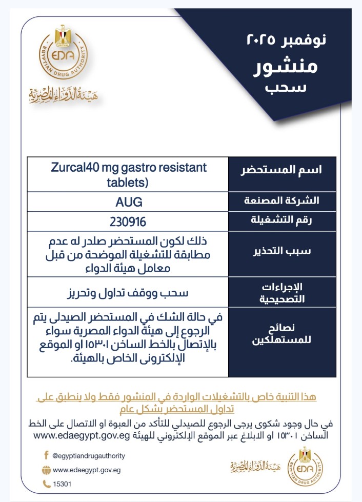 حظر دواء جديد وسحب شحنة أشهر علاج لجرثومة المعدة وارتجاع المريء 3 حظر دواء جديد وسحب شحنة أشهر علاج لجرثومة المعدة وارتجاع