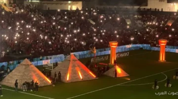 حفل السوبر بين الأهلي والزمالك ينطلق تحت الأهرامات ويمثل حضارتنا