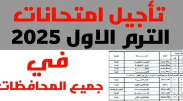 التعليم تكشف الحقيقة وتُوضح .. حقيقة تأجيل الامتحانات 2025 لمراحل صفوف النقل وموعد انطلاقها رسمياً 30 حقيقة تأجيل الامتحانات 2025