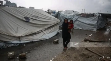 حماس تطلب من الجامعة العربية المساعدة بعد غرق الخيام في