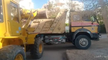 حملات تنظيف كبيرة في مدينة العاشر علشان يحسنوا شكل المناطق