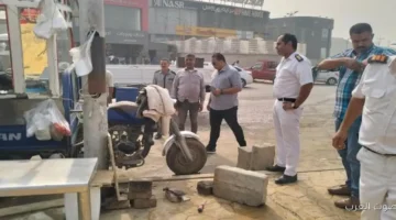 حملات لتنظيف الطرق ورفع العشوائيات في منطقة بيت الوطن بالقاهرة