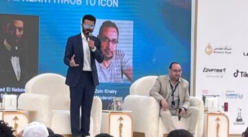 خالد النبوي يكرم عمال السينما ويشيد بدورهم