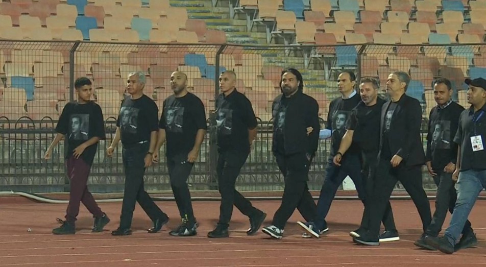 دقيقة صمت على روح محمد صبري في مباراة الزمالك وزيكسو