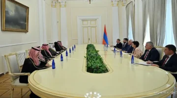 رئيس أرمينيا يرحب بوفد لجنة الصداقة البرلمانية السعودية الأرمينية في