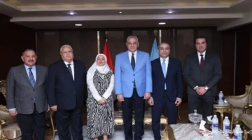 رئيس البنك الزراعي يتقابل مع محافظ الغربية علشان يدعموا التنمية