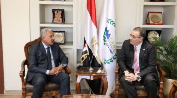 رئيس المركزي للتنظيم والإدارة يستقبل المدير التنفيذي للمركز القومي لإدارة