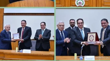 رئيس جامعة القاهرة يحضر احتفالية لنادي أعضاء هيئة التدريس