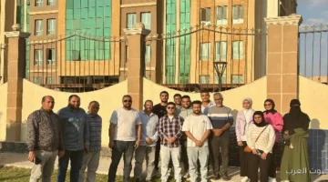 رئيس جهاز العبور الجديدة يستقبل طلاب المعهد العالي لدعم مشروع