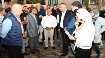 رئيس شركة المياه يتفقد محطات بورسعيد عشان يتأكد من كفاءة