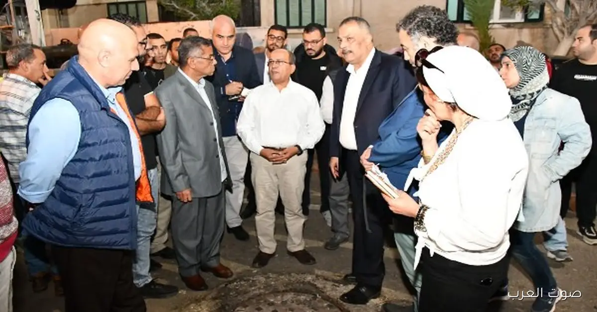 رئيس شركة المياه يزور محطات بورسعيد عشان يتأكد من كفاءة التشغيل واستعدادهم لموسم الأمطار