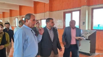 رئيس شركة مياه الشرب في الجيزة يتفقد محطة مياه إمبابة