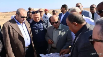 رئيس شركة مياه الشرب يشوف مشروعات المعالجة في الغابة الشجرية