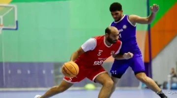 رجال سلة الأهلي يلعبوا ضد المصرية للاتصالات في ربع نهائي