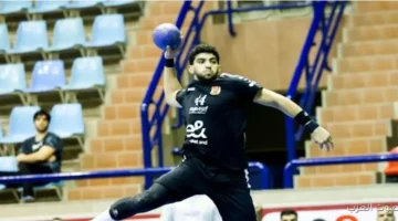 رجال يد الأهلي يكسبوا الطيران في دوري المحترفين