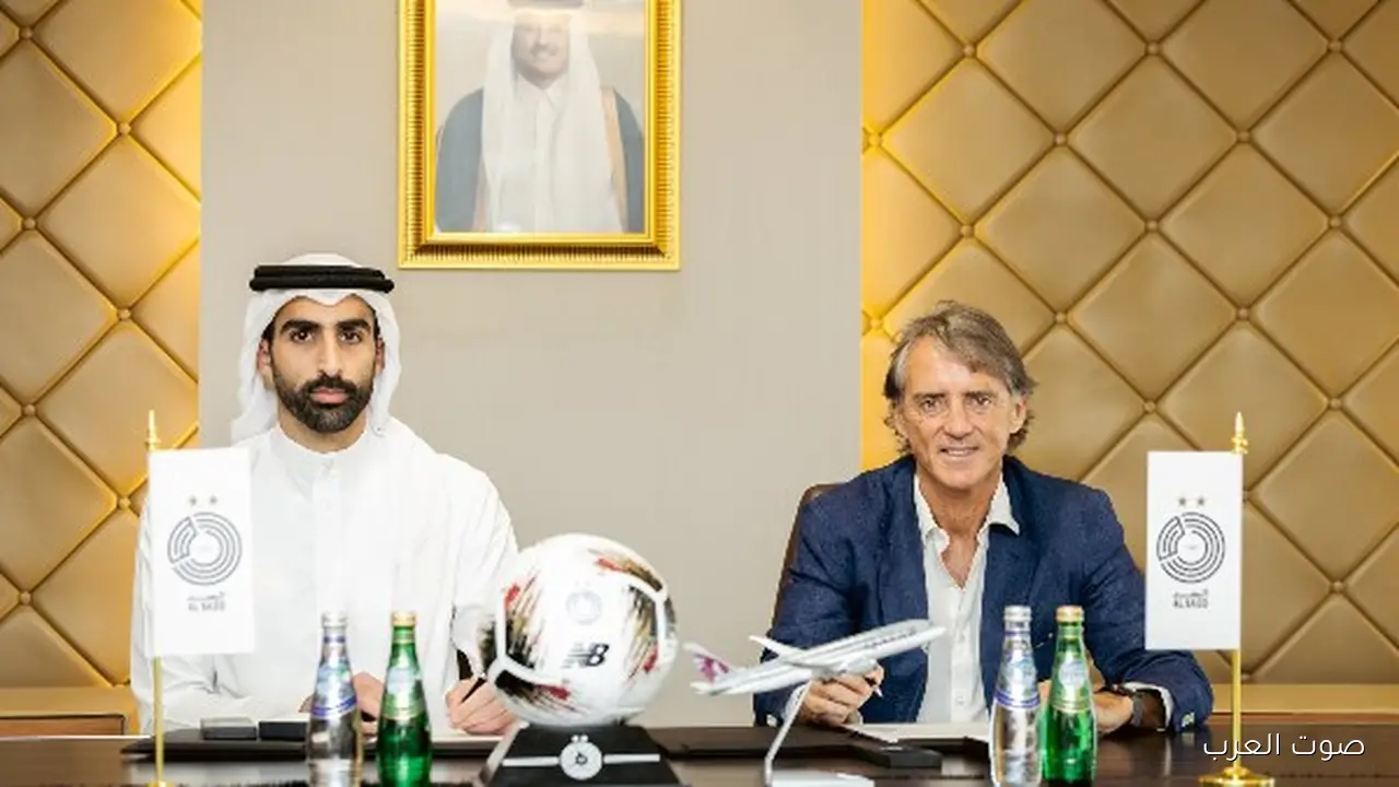 رسمياً روبرتو مانشيني مدرب جديد لنادي السد القطري