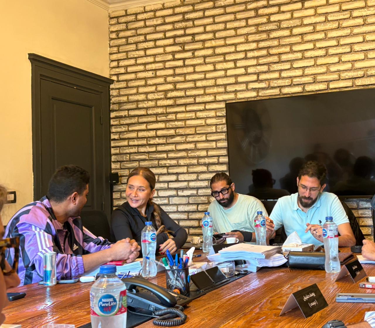 رمضان 2026 نيللي كريم وشريف سلامة بيخلصوا تحضيرات مسلسل أنا