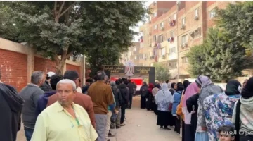 زحمة كبيرة في لجان الانتخابات في طرة