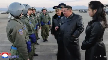 زعيم كوريا الشمالية مع ابنته لازم نقضي على الجواسيس