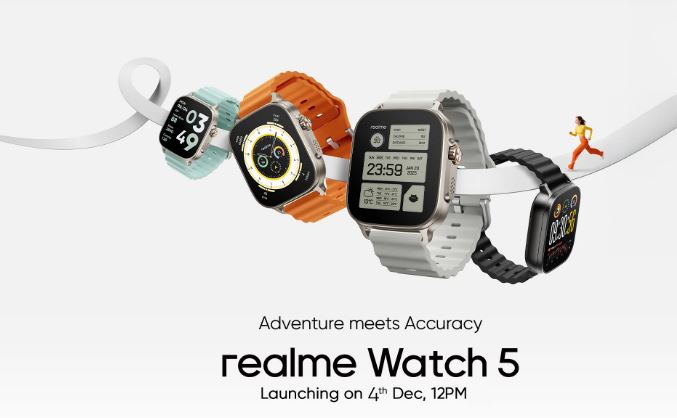 ساعة Realme Watch مواصفاتها تشبه ساعة أبل آلترا