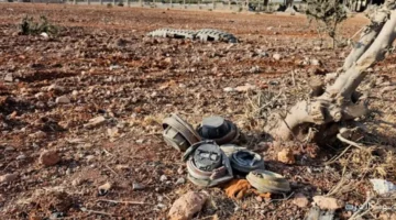 سوريا 3 مدنيين اتصابوا بسبب انفجار لغم قديم من مخلفات