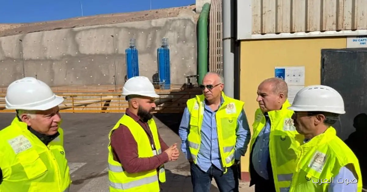 سويلم يزور محطة أغادير لتحلية مياه البحر للشرب والزراعة في المغرب