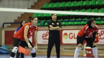 سيدات طائرة الأهلي بتلعب مع العبور النهاردة في الدوري