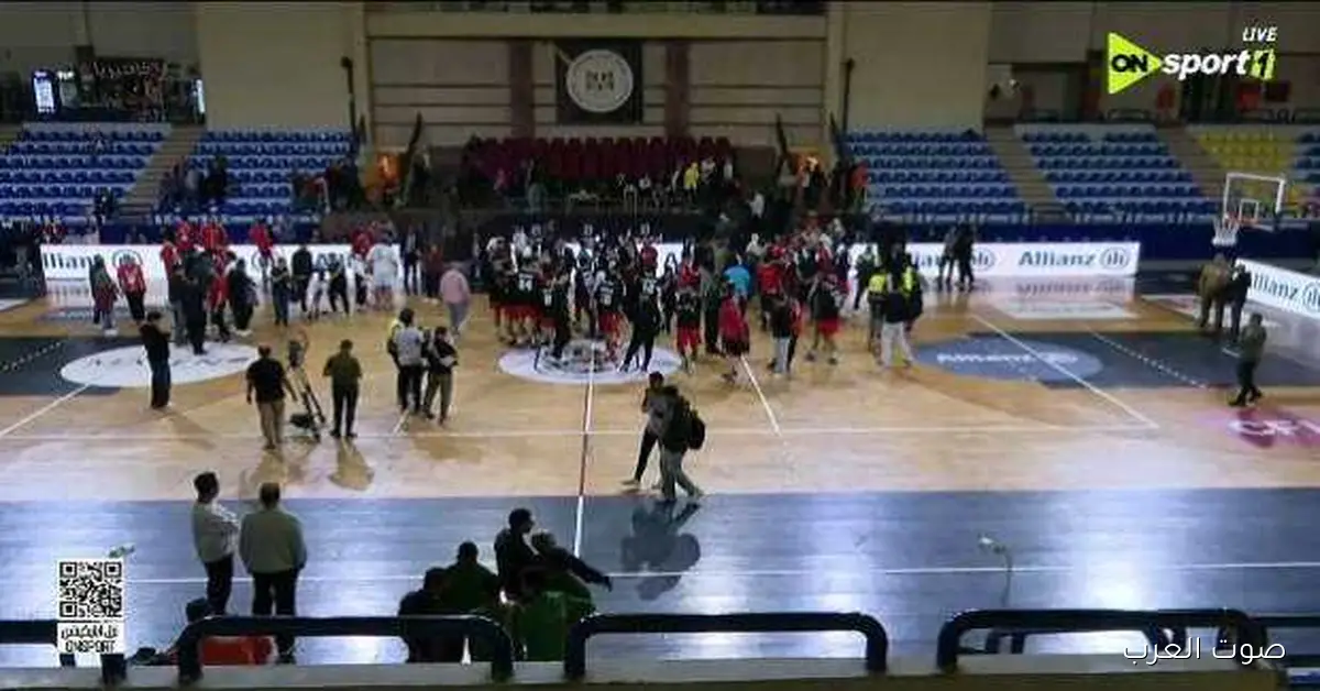 سيف زاهر يطالب وزير الرياضة بالتدخل عشان ما تتكررش مشاكل مباراة السلة بين الأهلي والاتحاد