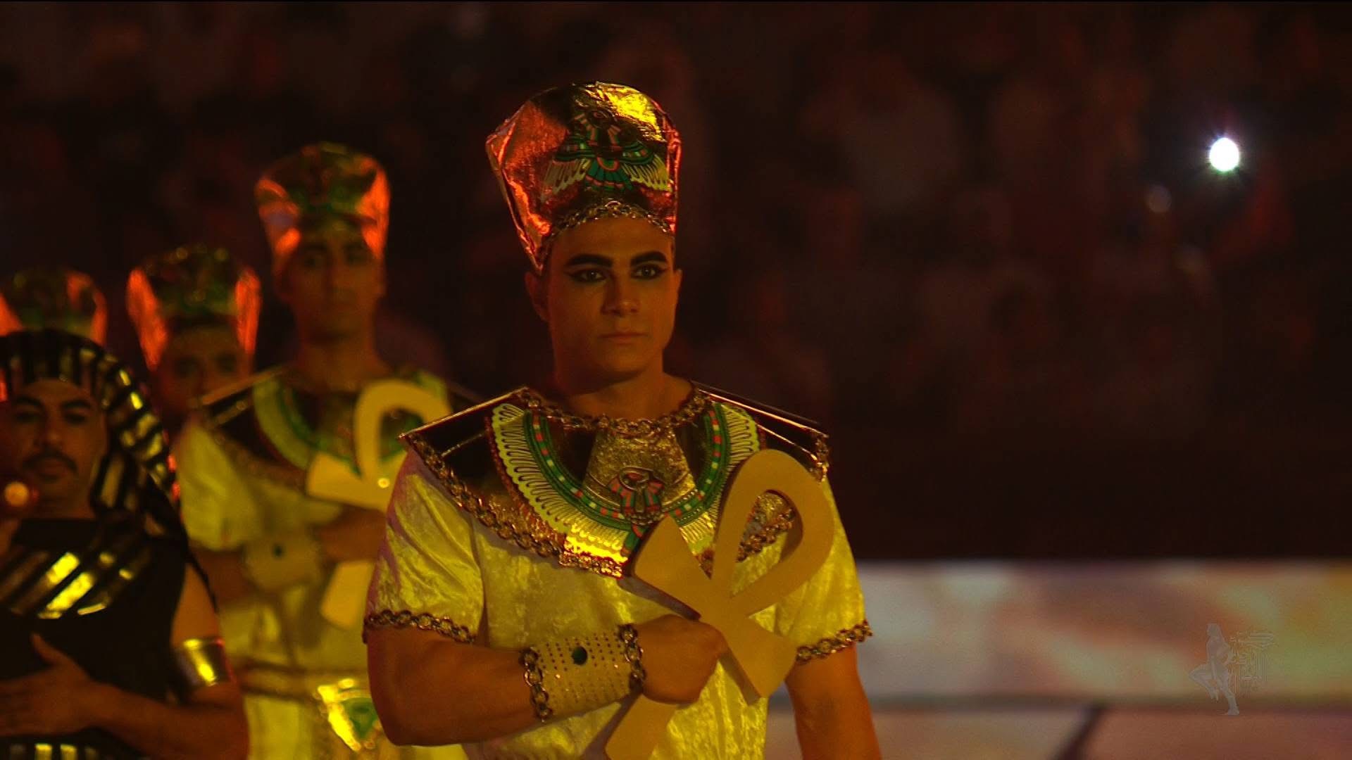 شوفوا ستاد محمد بن زايد بينور بلمسات فرعونية في مباراة