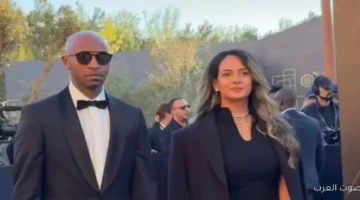 شيكابالا وزوجته في حفل جوائز الكاف