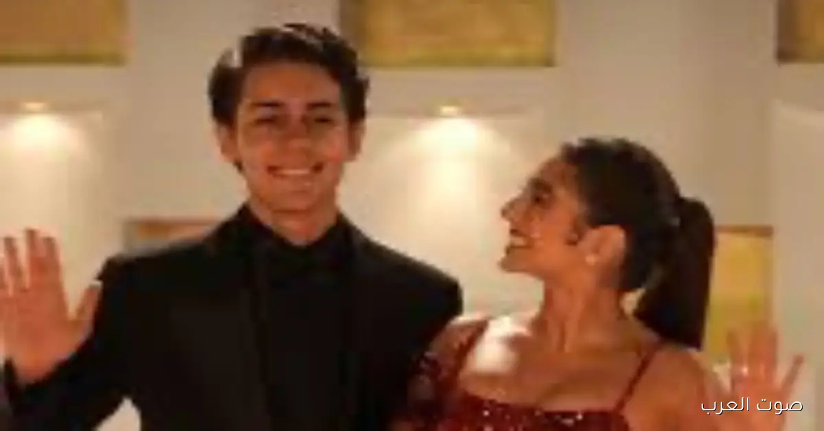 عمر رزيق يشارك صورة مع مايان السيد من كواليس فيلمهم الجديد