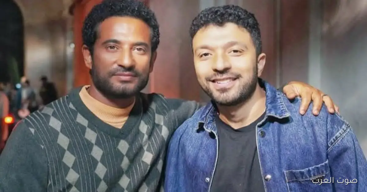عمرو سعد والمخرج أحمد خالد موسى في كواليس تصوير “الريس” لرمضان 2026