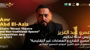 عمرو عبدالعزيز رئيس تعرف على أسماء لجنة تحكيم مسرح الشارع