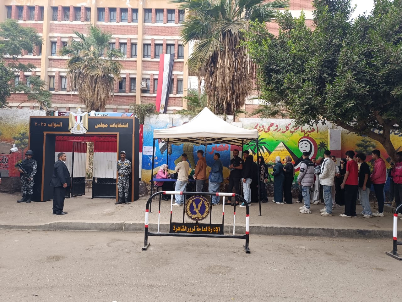 فتح لجان انتخابات مجلس النواب 2025 في مدرسة الشهيد حسام
