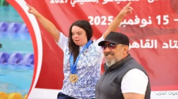 فراشة سموحة يارا طارق تأهلت للأولمبياد الخاص