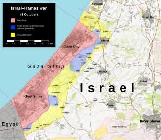 صورة تعبر عن الوضع في غزة