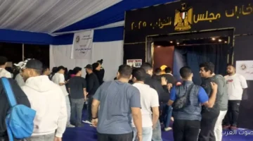 قبل ساعة من غلق اللجان الناس بتتوافد بشكل كبير على
