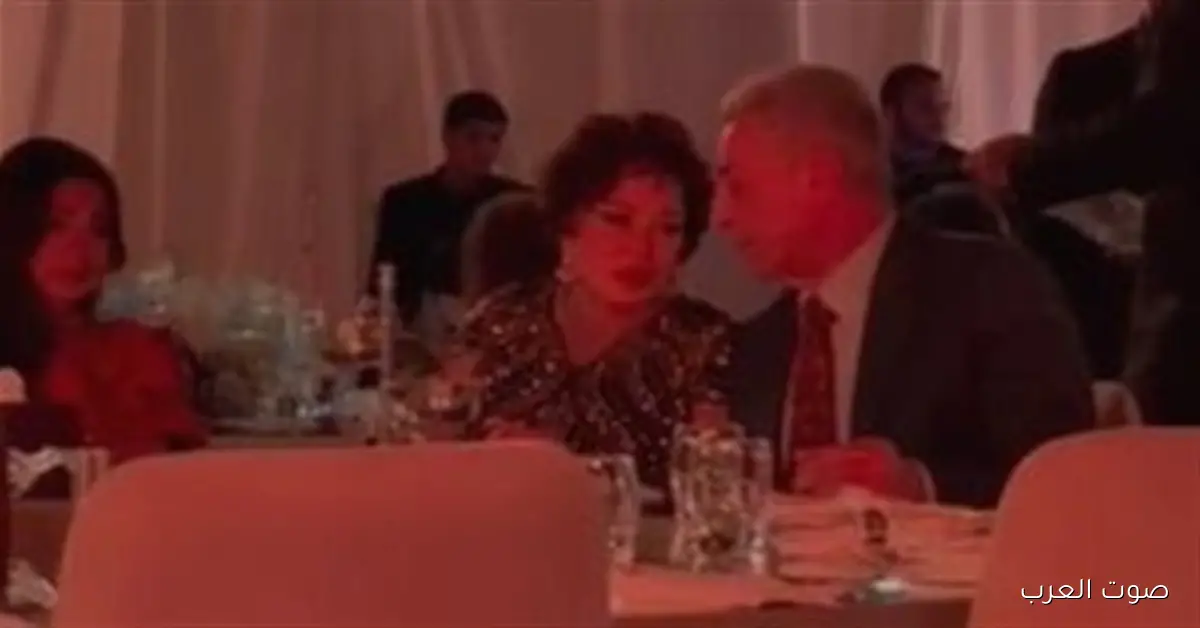 لبلبة ومحمود حميدة أول الواصلين في فرح أروى جودة في القاهرة