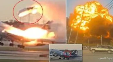 لحظة انفصال محرك طيارة شحن قبل ما تنفجر ووفاة 14