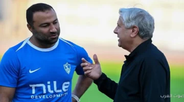 مؤتمر صحفي للمدرب أحمد عبد الرؤوف بتاع الزمالك بكرة في