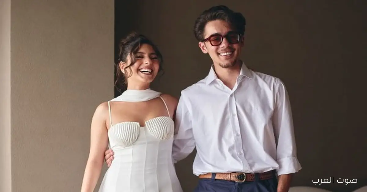 مايان السيد تحتفل بعيد الحب مع عمر رزيق