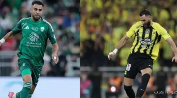 مباراة نار بين رياض محرز وبنزيما التشكيل المتوقع للأهلي والاتحاد