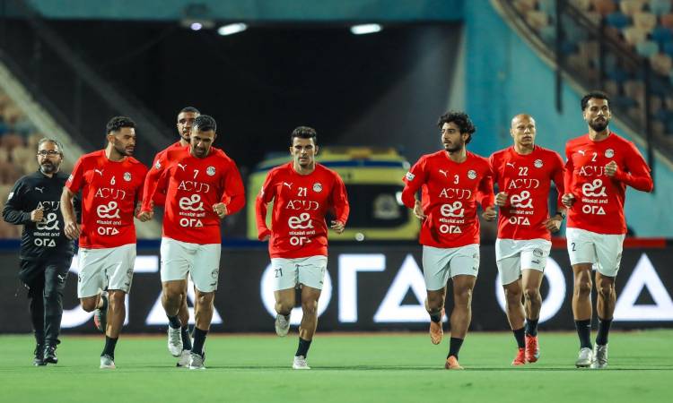 منتخب مصر يختتم تدريبه