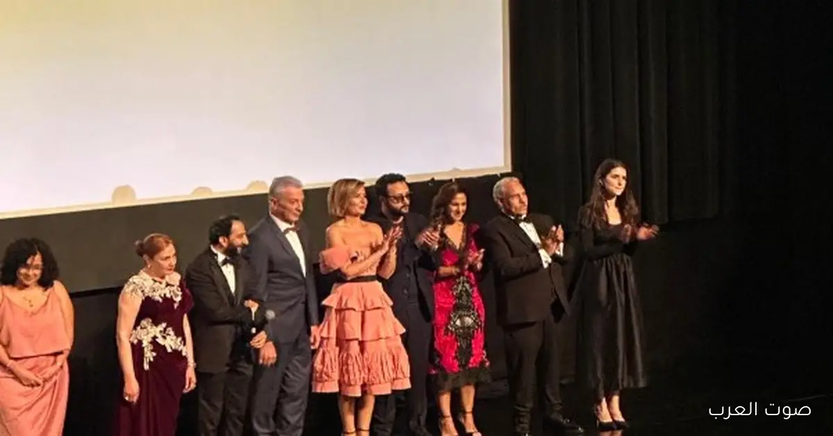 محمود حميدة وشيرين وهنا شيحة في العرض الأول لفيلمهم “شكوى رقم 713317” بمهرجان القاهرة